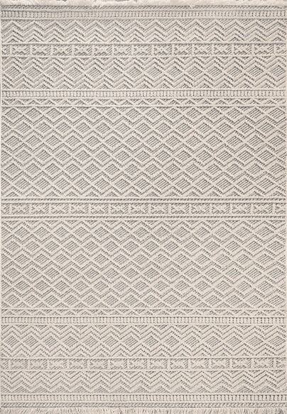 Dynamic Rugs SEVILLE 3610-109 Ivory and Soft Grey